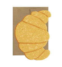 Croissant Card - French Collection Die Cut
