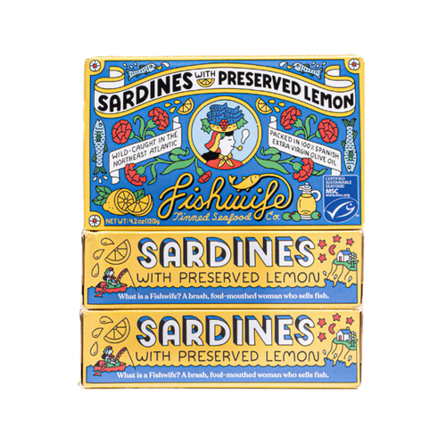 Fishwife Sardines with Preserved Lemon