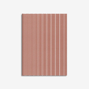 Linen Covered Wave 1 Nude Notebook