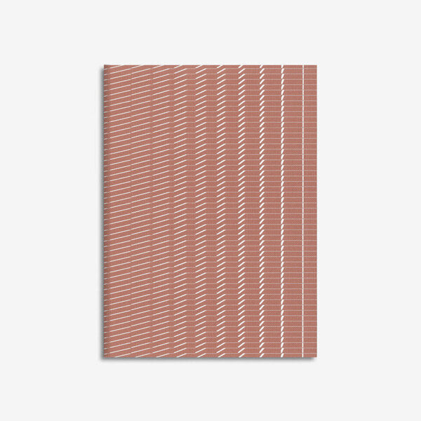 Linen Covered Wave 1 Nude Notebook