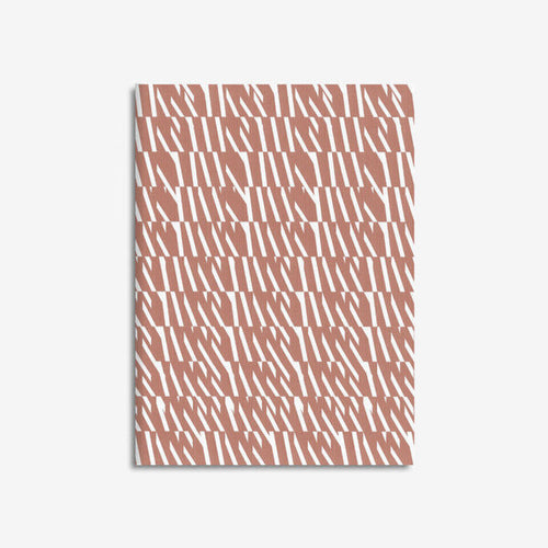 Linen Covered Wave 2 Nude Notebook