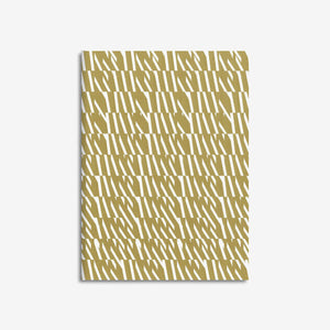 Linen Covered Wave 2 Sand Notebook