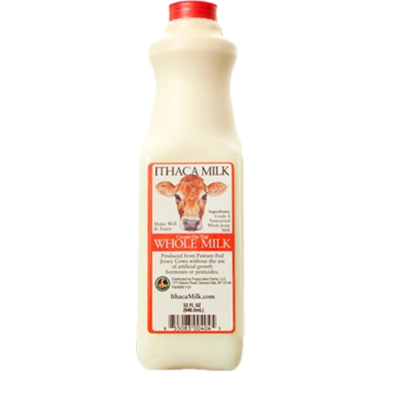 Ithaca Whole Jersey Cow Creamline Milk (Quart) Archestratus Books + Foods