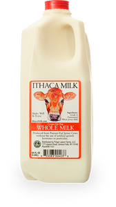Ithaca Whole Jersey Cow Creamline Milk (Half Gallon)