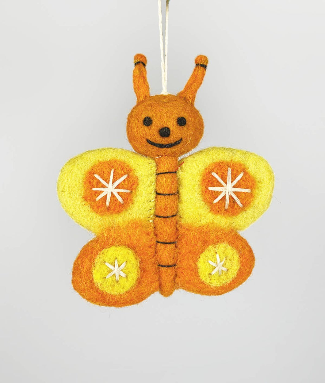 'Butterfly' Hanging Felt Ornament