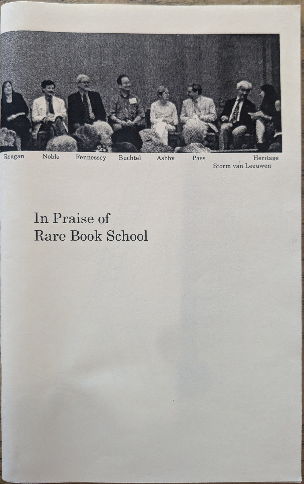 In Praise of Rare Book School