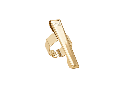 Kaweco slide-on clip octagonal: Gold colored
