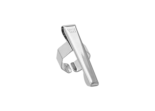 Kaweco slide-on clip octagonal: Chrome colored