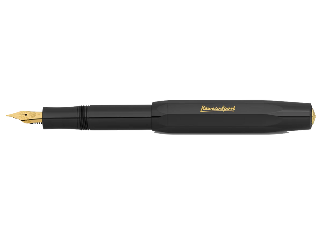 Kaweco Sport Fountain Pen: Classic black, M nib