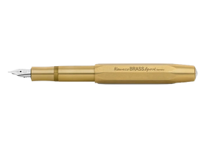 Kaweco Sport Fountain Pen: Brass, M nib