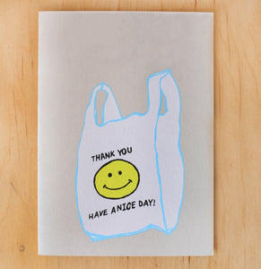 Thank You Bag Greeting Card