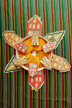 Blue Cottage Die Cut Card - Winter Cottage Collection