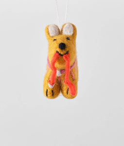 'Ginger' Hanging Felt Ornament