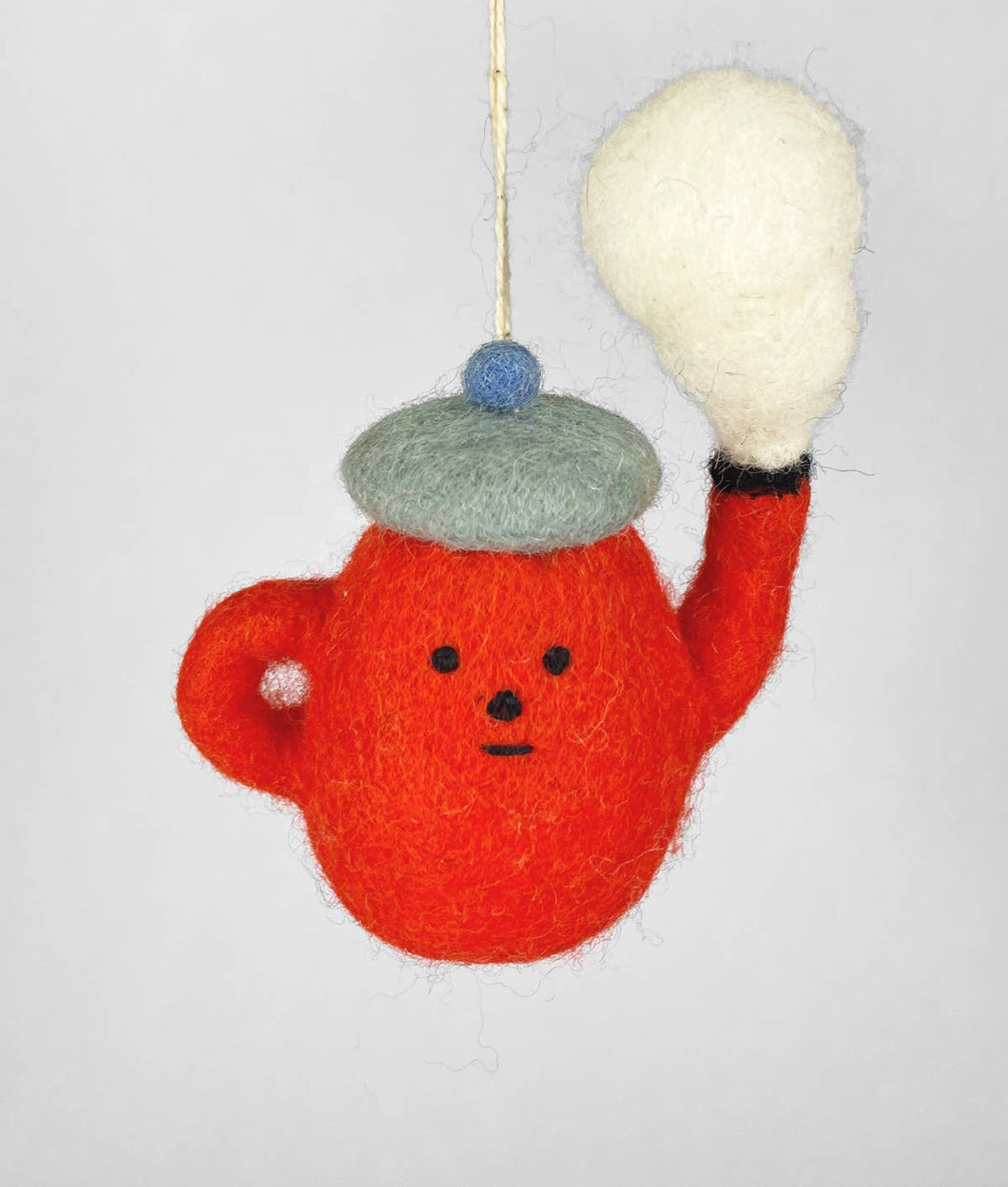 'Teapot' Hanging Felt Ornament