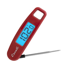 Escali Compact Folding Digital Thermometer: Red