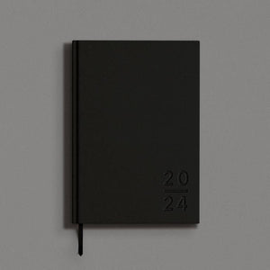 Blank Canvas Black 2024 A5 Diary