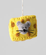 'Mouse Hanging' Felt Ornament