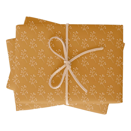 Harvest Gold Gift Wrap