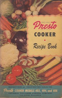 Presto Cooker Recipe Book