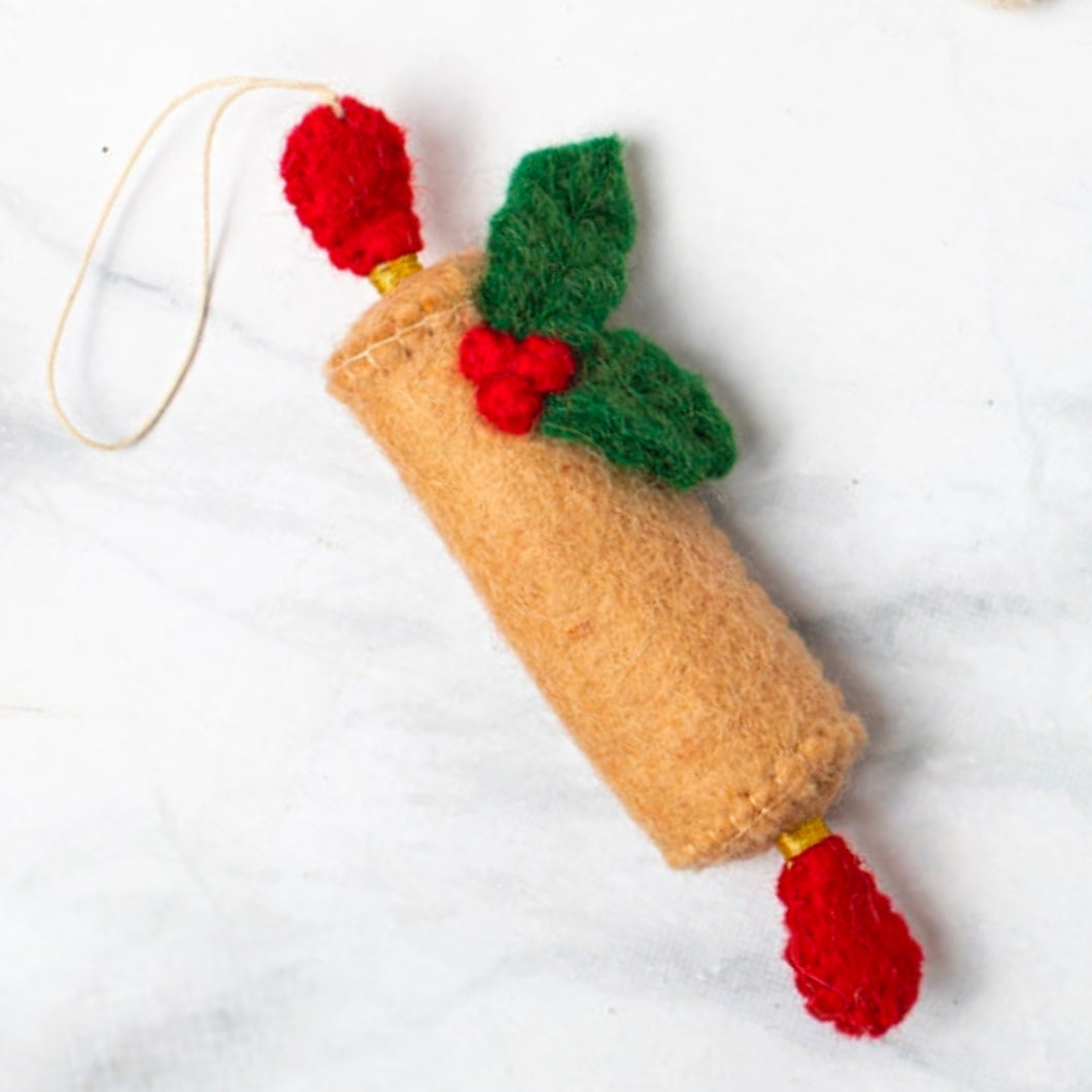 Felt Rolling Pin Ornament