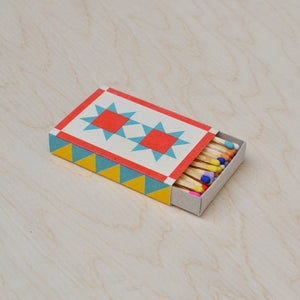 "Quilt" Risograph Printed Matchbox