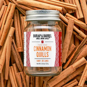 Cinnamon Quills (Cinnamon Sticks) - Single Origin Spice : 1.8 oz glass jar