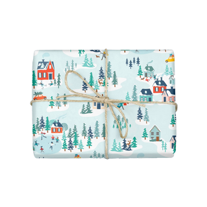 WINTER VILLAGE Gift Wrap (ROLL)