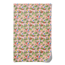 Meowy Christmas holiday wrapping paper: Double