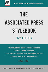 The Associated Press Stylebook 56th Edition 2022-2024