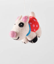 'Luna' Hanging Felt Ornament