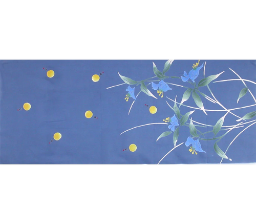 Japanese Table Runner (TENUGUI) - Fireflies