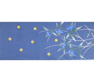 Japanese Table Runner (TENUGUI) - Fireflies
