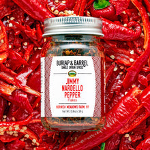 Jimmy Nardello Pepper Flakes - Single Origin Spice: 0.9 oz glass jar