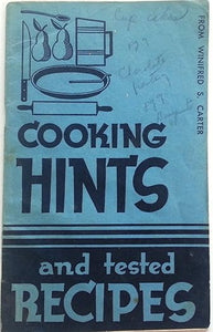 Cooking hints and tested recipes by Ohio Carter and Winifred S. Carter