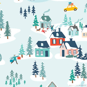 WINTER VILLAGE Gift Wrap (ROLL)