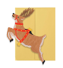 Reindeer Christmas Collection - Die Cut Card