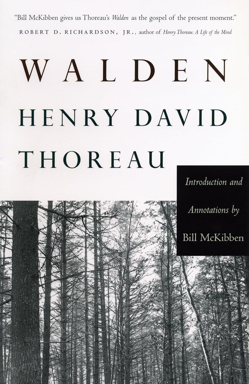 Walden: Introduction and Annotations by Bill McKibben by Henry David Thoreau
