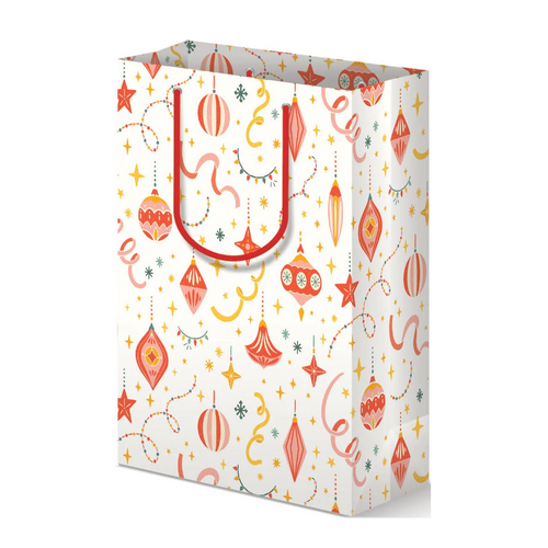RETRO ORNAMENTS GIFT BAG