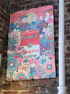 RARE 1968 Original John Alcorn PSYCHEDELIC CAMPBELL SOUP KIDS POSTER