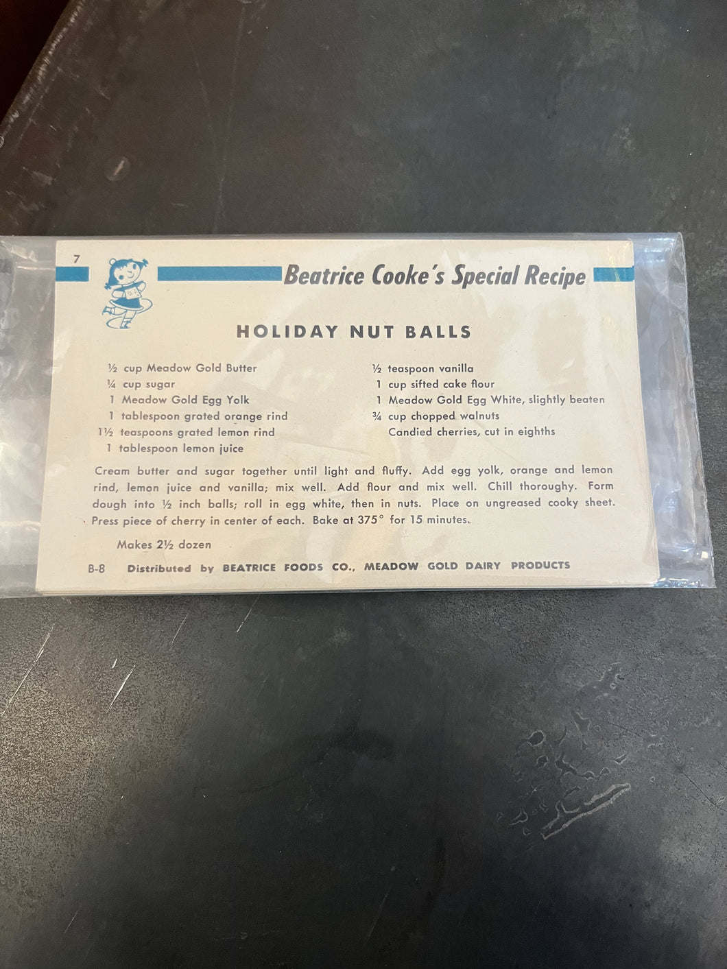 Beatrice Cooke's Special Recipe Cards