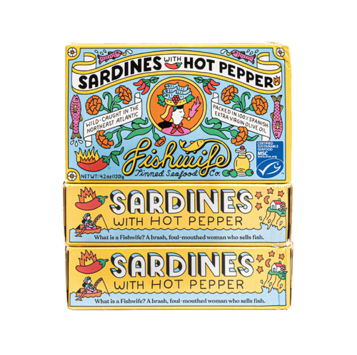 Fishwife Sardines with Hot Pepper