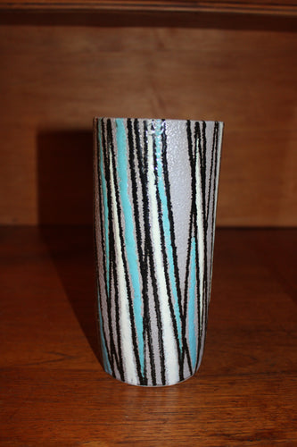 Blue and Grey Mid-Century Vase