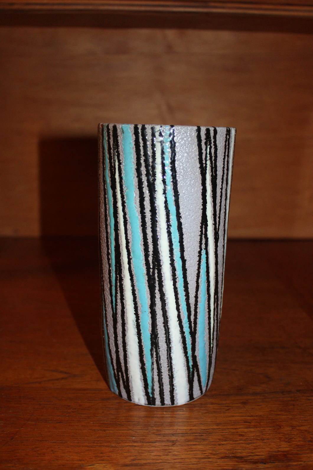 Blue and Grey Mid-Century Vase