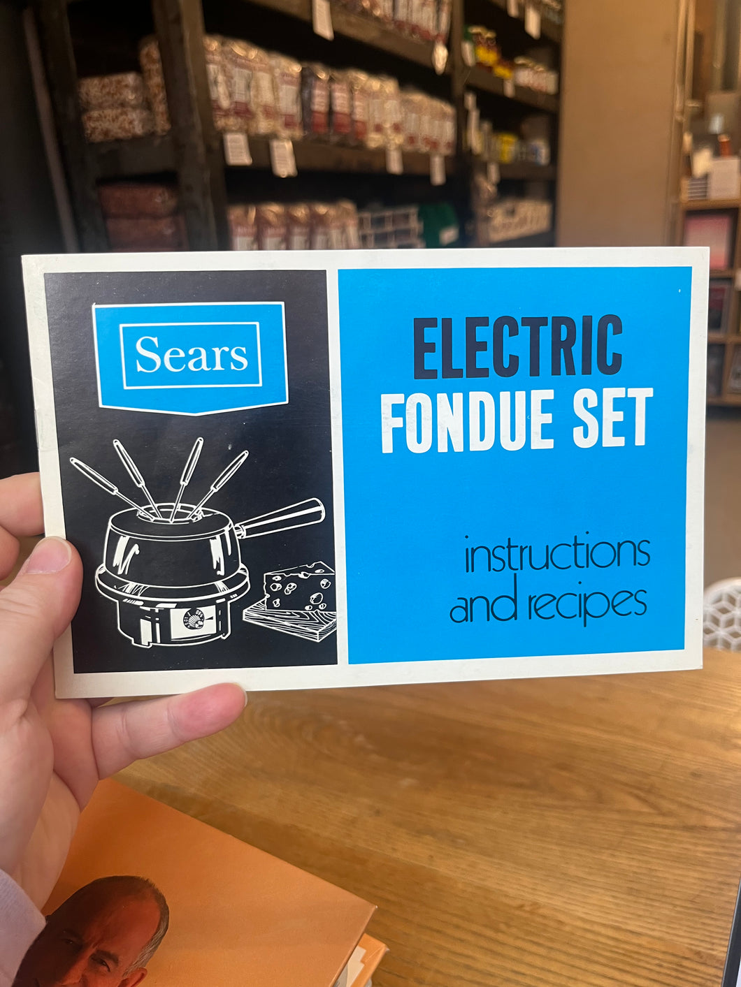 Sears Electric Fondue Set instructions and recipes