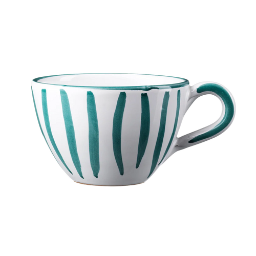 Aqua Green Bistro Tea Cup / mug