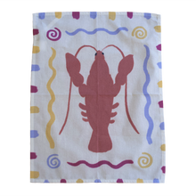 Rainbow Lobster Tea Towel