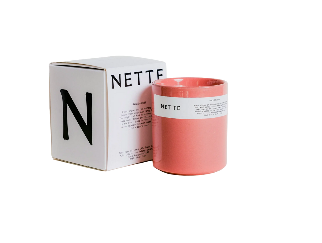 Gallica Rose Scented Candle - Nette