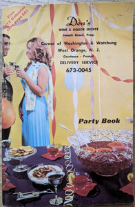 Don's Wine & Liquor Shoppe Party Book, 1971