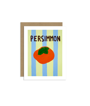 Persimmon Greeting Card