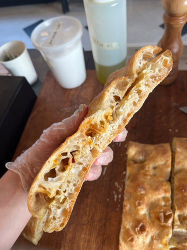 Caciocavallo + Pomegranate Caramel + Calabrian Chili